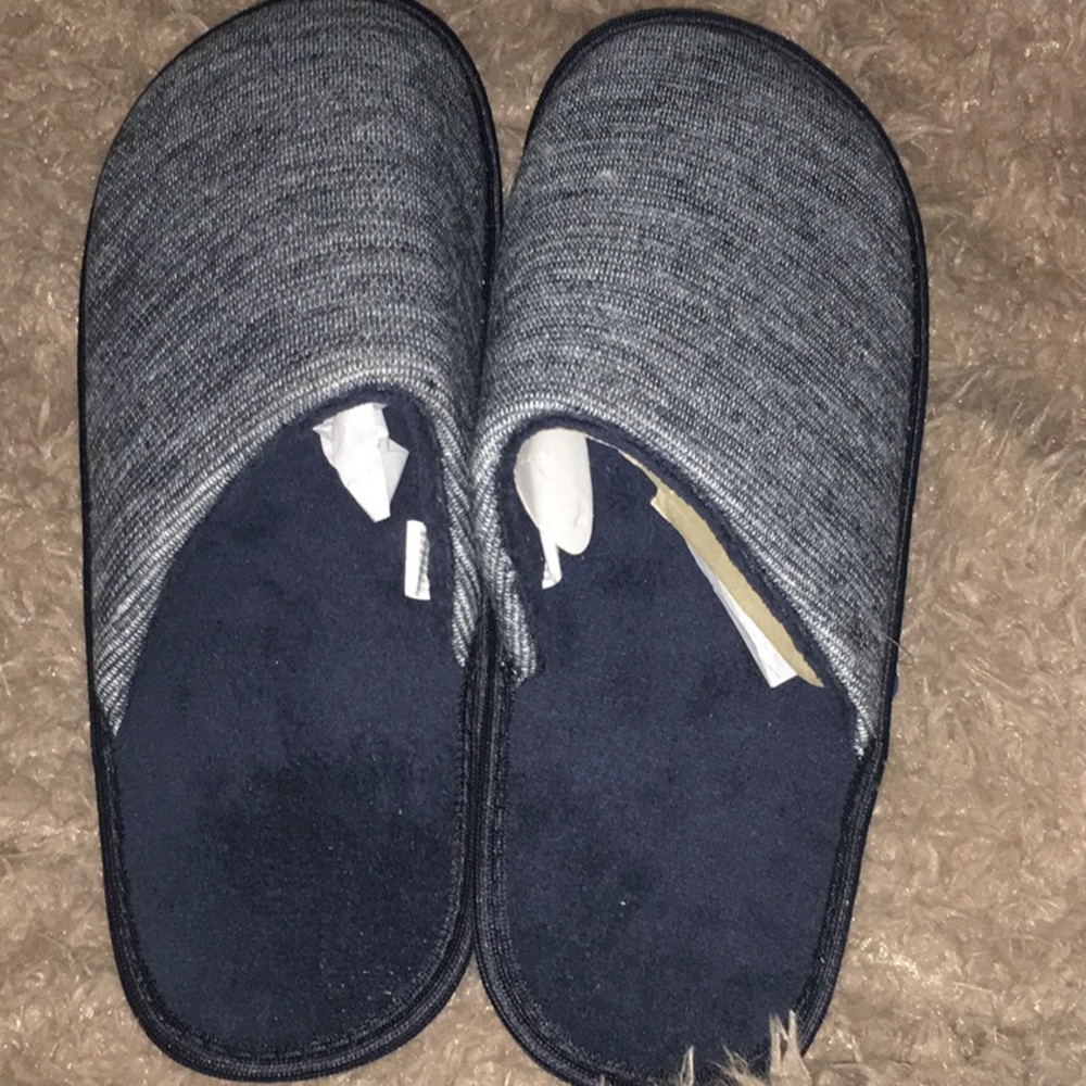 Mens slide on slippers